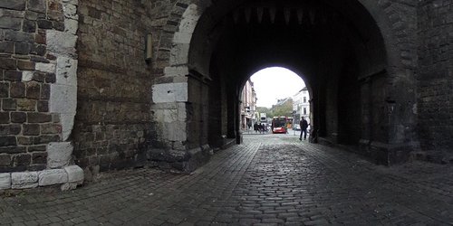 Old Stone Building with Arches